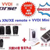 50pcs VVDI XN/XE Remote + VVDI MINI OBD Cable